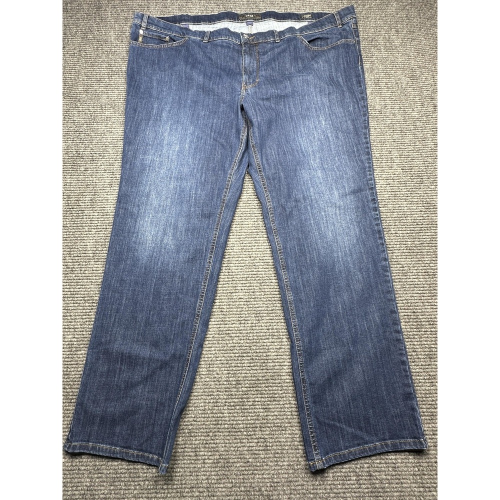Brax Feel Good Cooper Denim‎ Jeans Mens 50x32 Blue Regular Fit Straight Leg